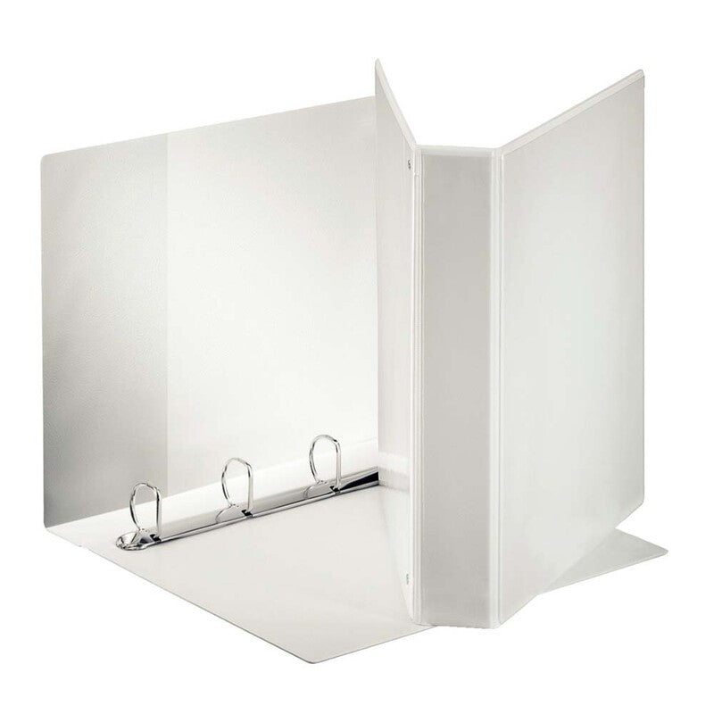 Hobbymappe, Esselte Maxi, hvid, MAXI, 40mm, 210x297mm, antal ringe: 4, PP, FSC Recycled Credit, 10 Units