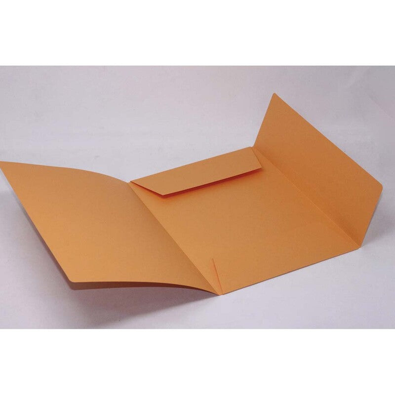 Elastikmappe, Mappe DFK, orange, 210x297mm, Karton, 25 Units