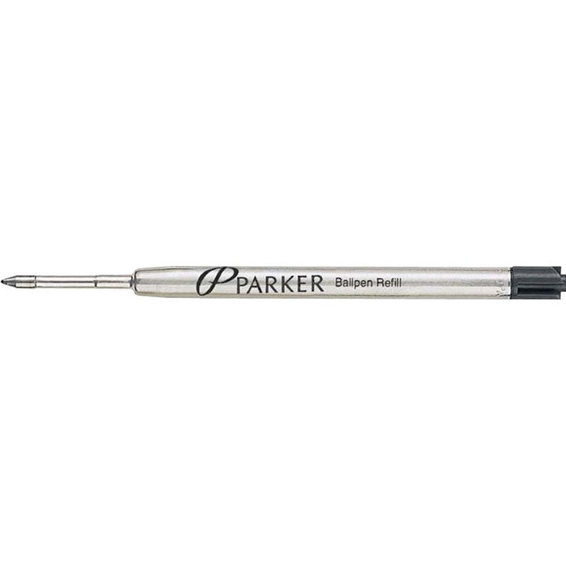 Refill, Parker, FINE, 0,8MM, sort, 12 Units