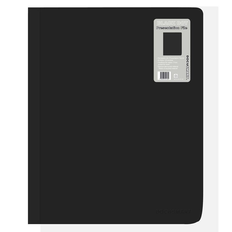 Demomappe, BNT Docusmart, sort, 210x297mm, plastik