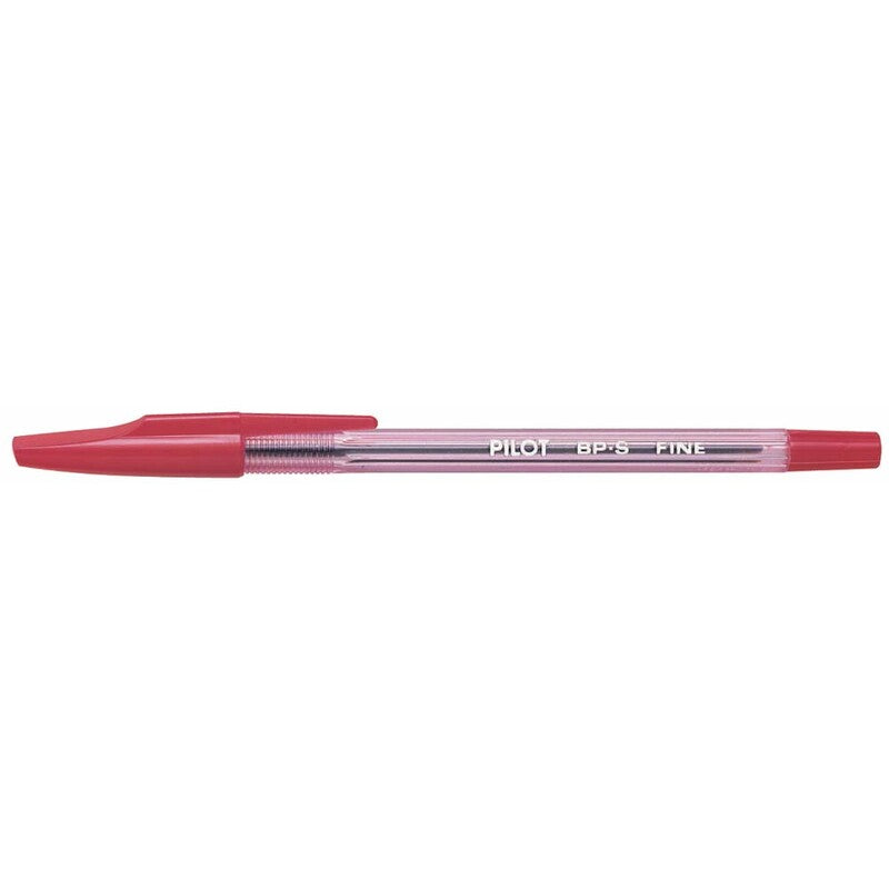 Kuglepen, Pilot Matic, BP-S F, 0,22MM, rød, Units 12