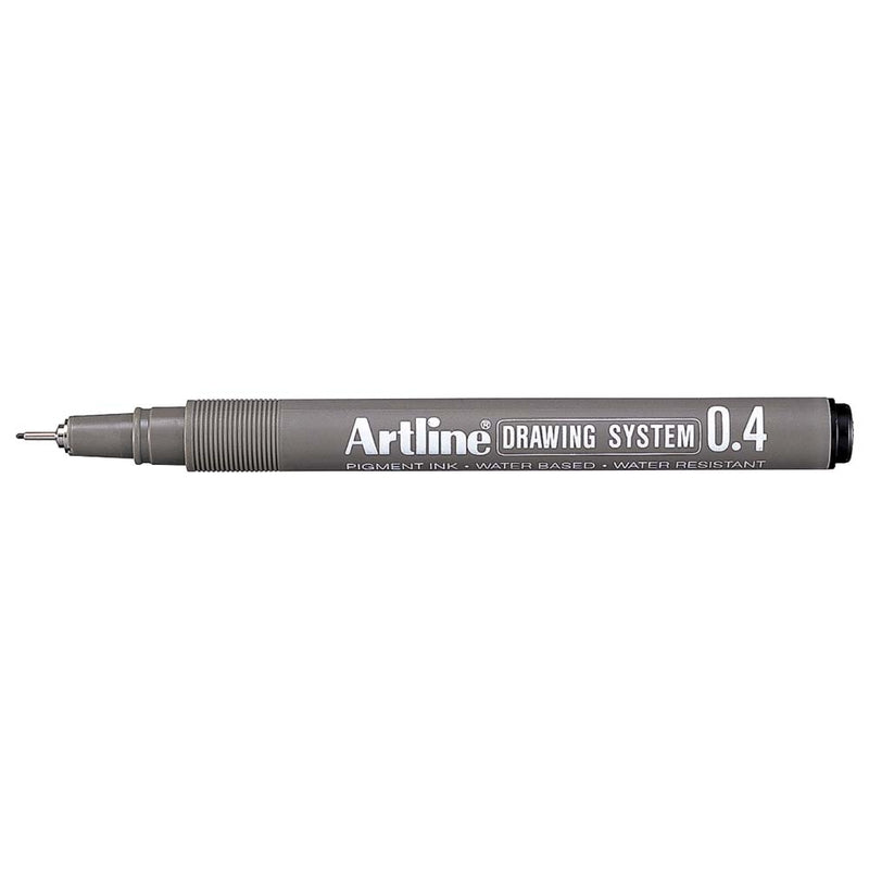 Drawingpen, Artline, EK234, 0,1-0,5MM, sort, 12 Units