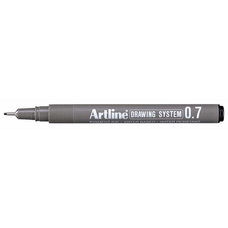 Fiberpen, Artline, EK237, 0,7MM, sort