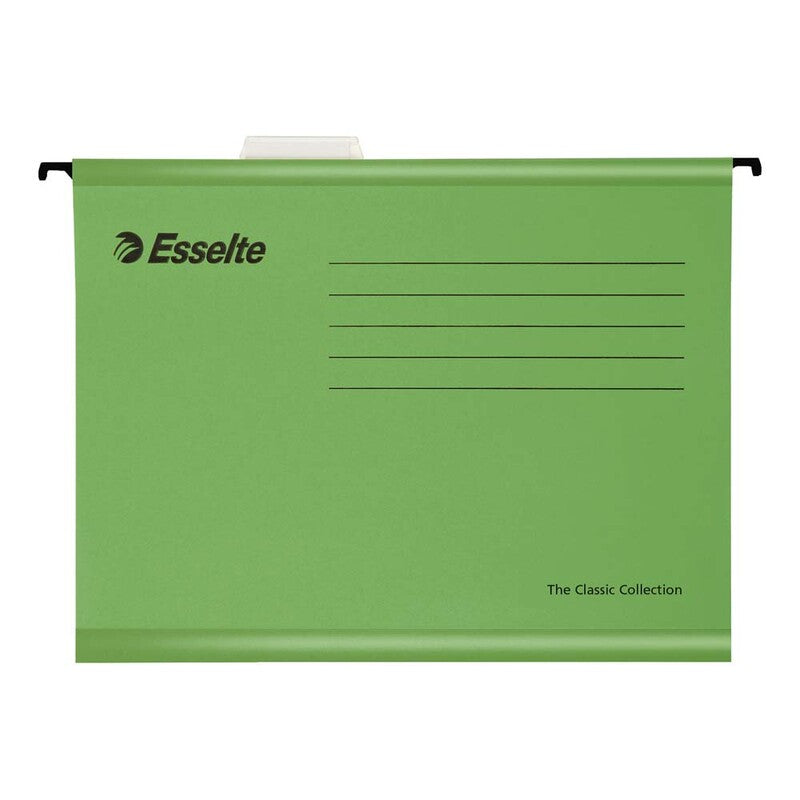 Suspention File, Esselte, grøn, pakke a 25 stk
