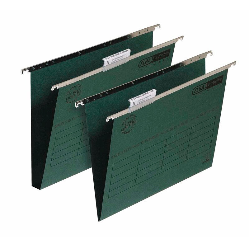 Suspention File, Elba Vertic, grøn, 50 Units