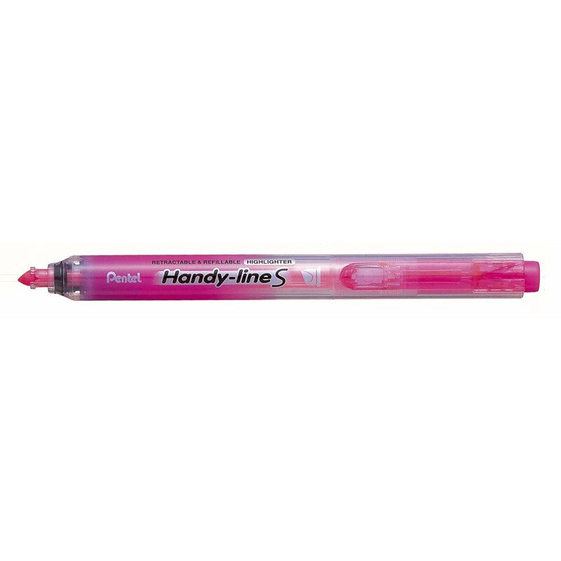 Tekstmarker, Pentel Handyline, SXS15-VO, 1-4,5MM, Spids, pink, 12 Units