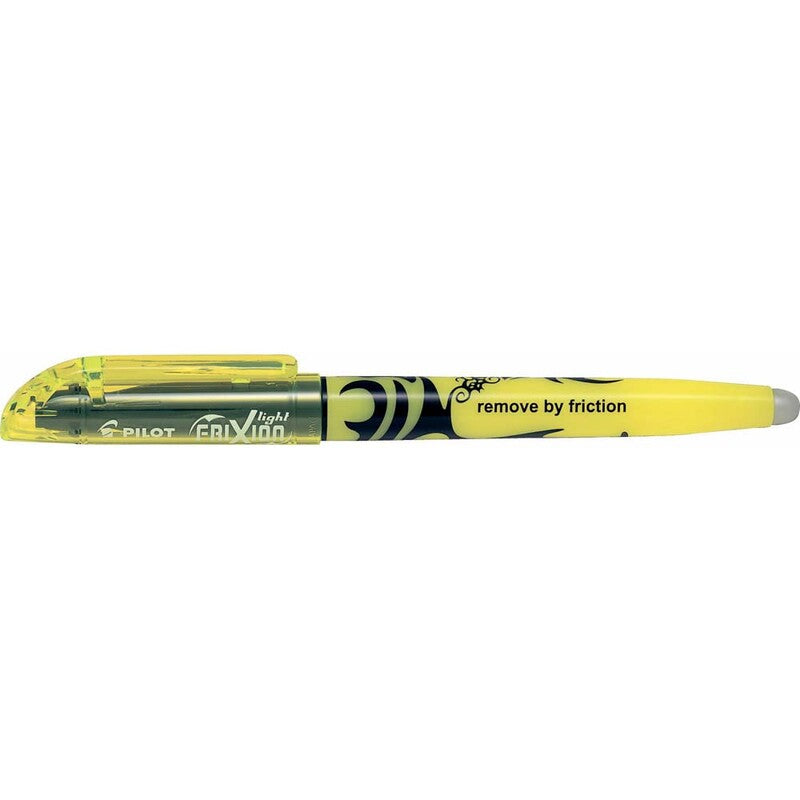 Tekstmarker, Pilot Frixion, 3,3MM, Skrå spids, gul, 12 Units