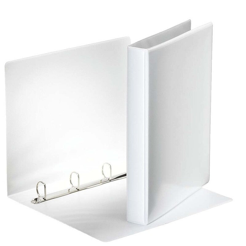 Hobbymappe, Esselte, grå, 25mm, 210x297mm, antal ringe: 4, PP, FSC Recycled Credit, 10 Units