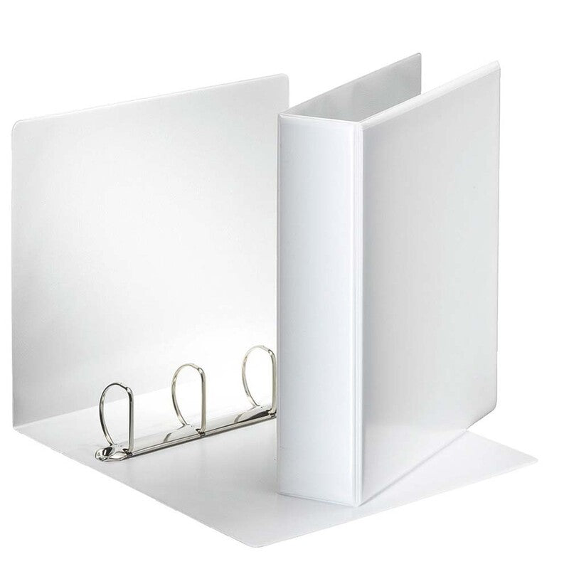 Hobbymappe, Esselte, grå, 60mm, 210x297mm, antal ringe: 4, PP, FSC Recycled Credit, 10 Units