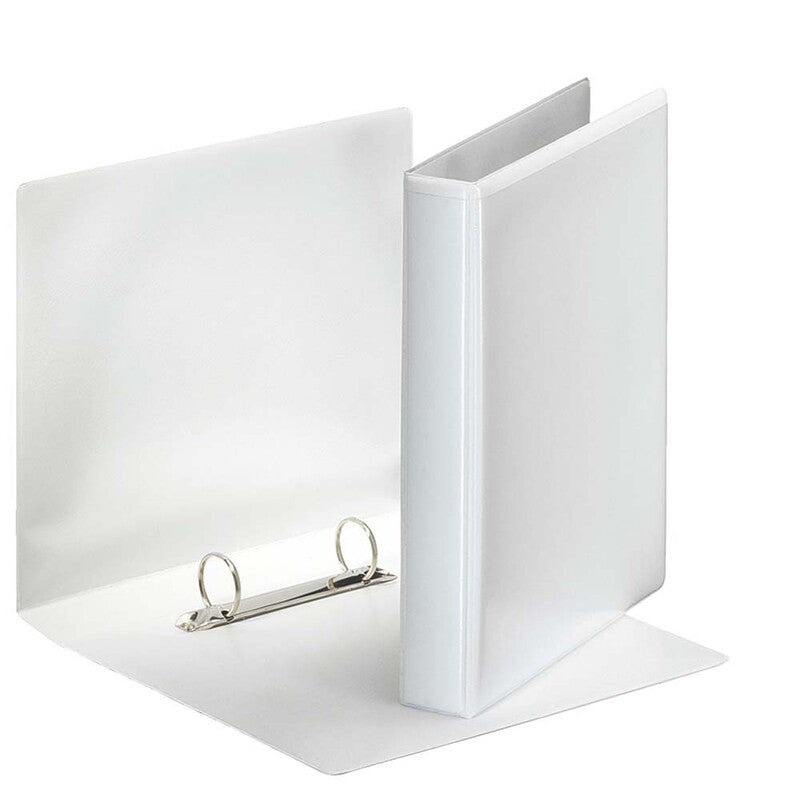 Hobbymappe, Esselte, hvid, A5, 25mm, 204x231mm, antal ringe: 2, PP, FSC Recycled Credit, 12 Units