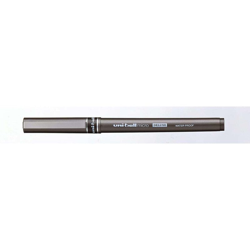 Rollerpen, Uniball Deluxe, UB-155 MICRO, 0,2MM, blå, Units 12