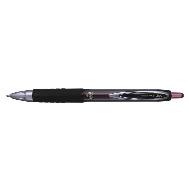 Rollerpen, Uniball Signo, UMN-207 MICRO, 0,5MM, rød, Units 12
