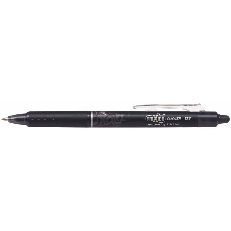 Kuglepen, Pilot Frixion, CLICKER, 0,7MM, sort