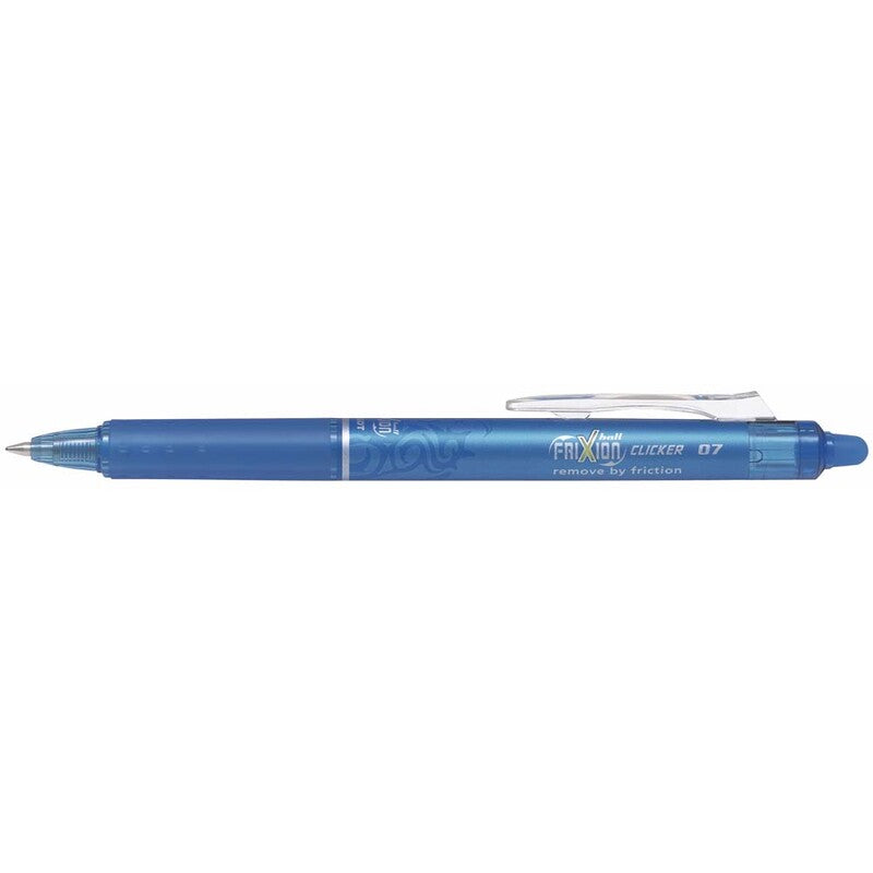 Kuglepen, Pilot Frixion, CLICKER, 0,7MM, turkis