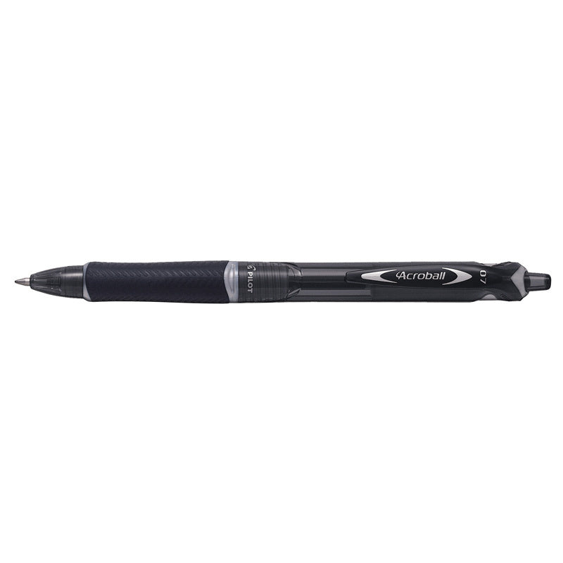 Kuglepen, Pilot Acroball, F, 0,6-1,0MM, sort, units 12
