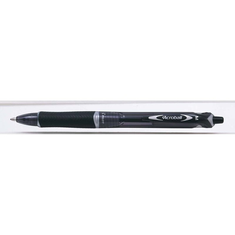 Kuglepen, Pilot Acroball, M, 0,6-1,0MM, sort, Units 10