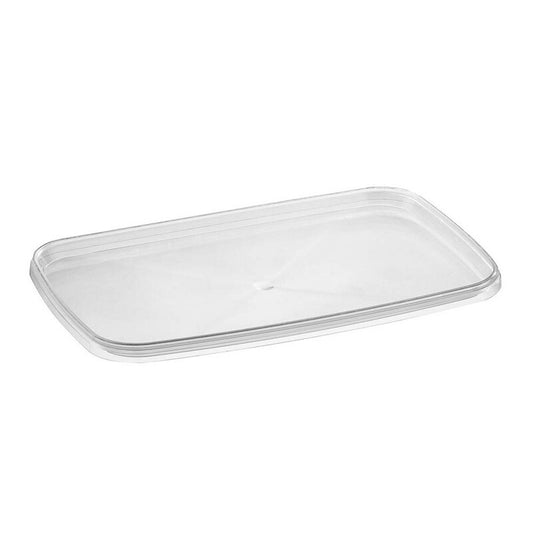 Låg t/condibøtte, 190x125x8mm, PP, transparent, f/750&1200ml, karton a 810 stk