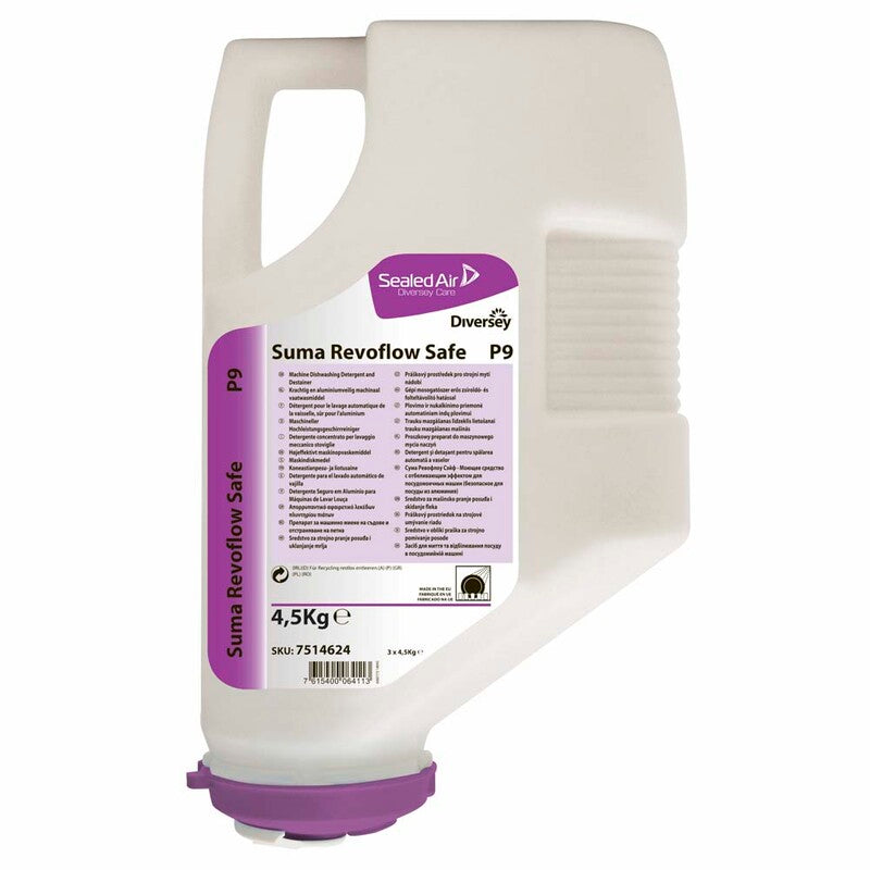 Industriopvask, Diversey, Suma, Revoflow Safe Our-Eco 4,5 kg, 3 stk.