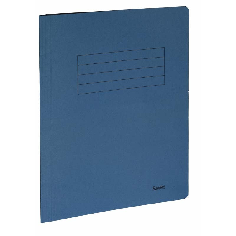Elastikmappe, Bantex, blå, 240x318mm, 100 Units