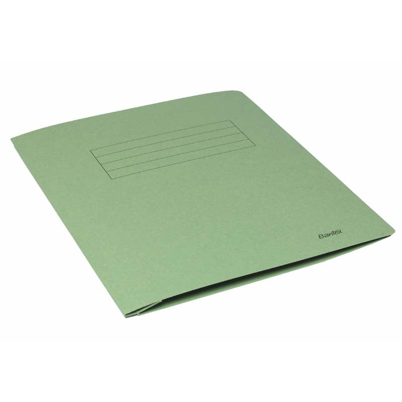 Elastikmappe, Bantex, grøn, 240x318mm, 100 Units