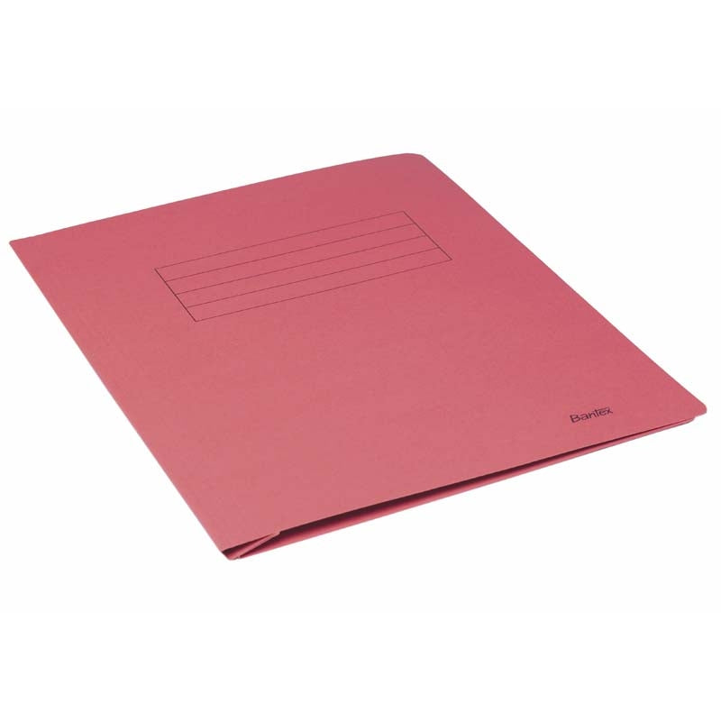 Elastikmappe, Bantex, rød, 240x318mm, 100 Units