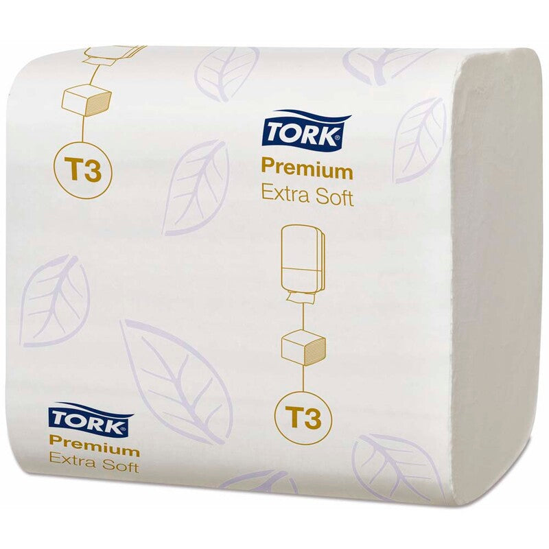 Toiletpapir Ark, Tork, Premium, Bulk, 2 lag, hvid, 110mm, æske a 7560 ark, FSC Mix Credit