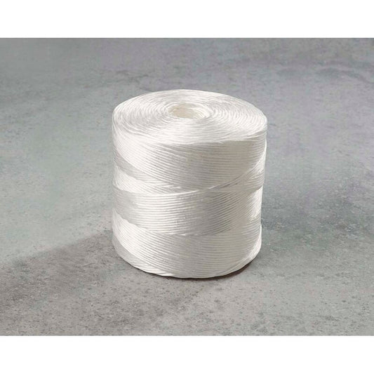 Snor, 2,5 mm, rullelængde: 600.00 m, PP, hvid, brudstyrke Resistant to 108 kg, Rulle, rullevægt: 1.60 kg, pakke a 1 rulle, Polykordel Revir