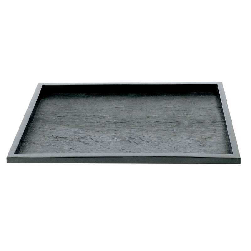 Bakke, Textura, Rektangulær, 274x192x10mm, PET, sort, karton a 50 stk