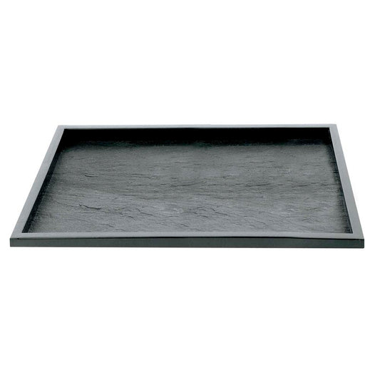 Bakke, Textura, Rektangulær, 274x192x10mm, PET, sort, karton a 50 stk