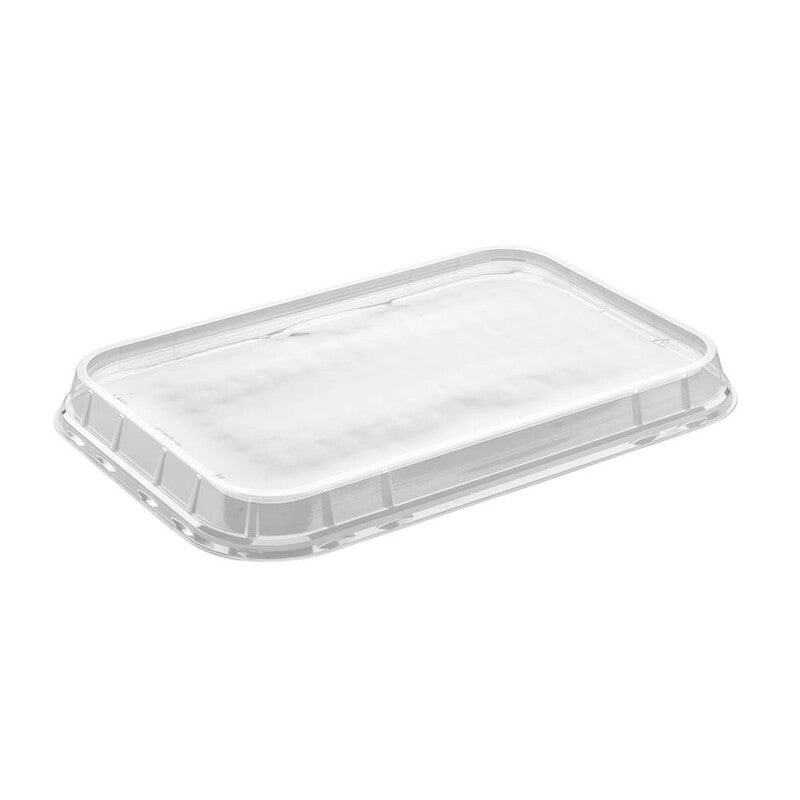 Låg t/plastbakke, Færch, K 5294-1, Rektangulær, 301x200x25mm, PET, transparent, karton a 272 stk