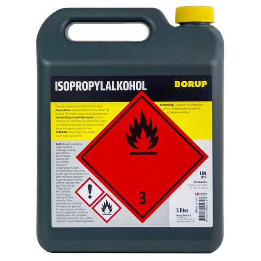 Solvents, Borup, Isopropyl alcohol 99%, 5 l