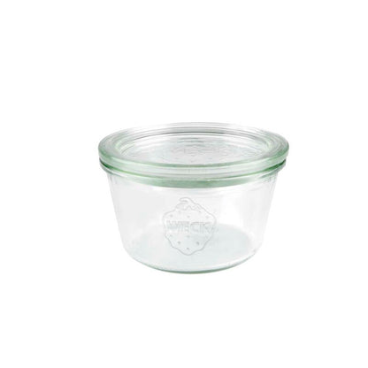 Sylteglas, Rund, Ø 100, højde 69, Glass, transparent, pakke a 6 stk, Weck, Fødevaregodkendt