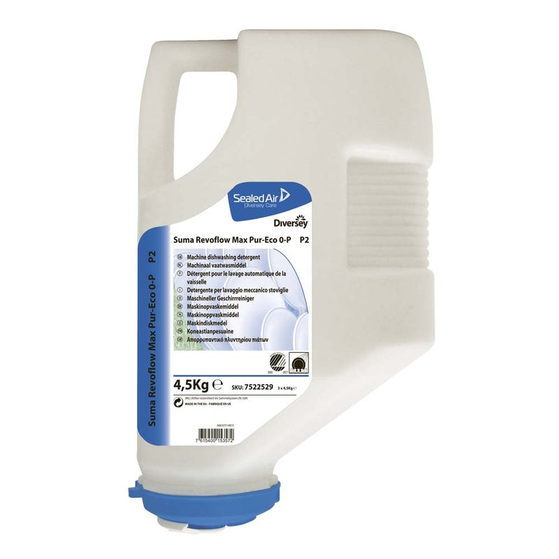 Industriopvaskemiddel, Diversey, Suma, Revo Maxi Pur-EcoOP P2 4,5kg, 3 enheder