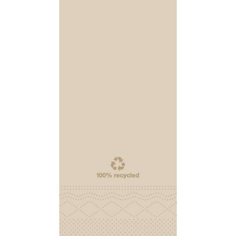 Frokostservietter, Tork, Advanced, 1/8-Fold, 2 lag, natur, 330mmx330mm, pakke a 200 stk, FSC Recycled Credit