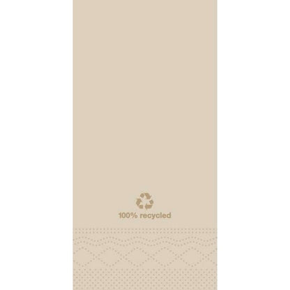 Frokostservietter, Tork, Advanced, 1/8-Fold, 2 lag, natur, 330mmx330mm, pakke a 200 stk, FSC Recycled Credit
