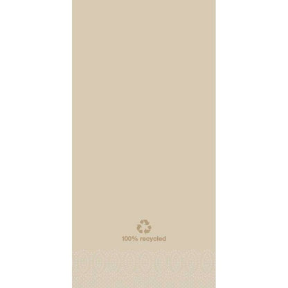 Middagsservietter, Tork, Advanced, 1/8-Fold, 2 lag, natur, 390mmx390mm, pakke a 150 stk, FSC Recycled Credit