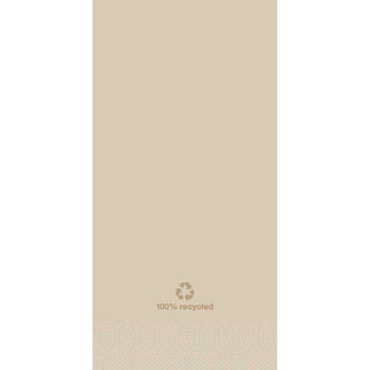 Middagsservietter, Tork, Advanced, 1/8-Fold, 2 lag, natur, 390mmx390mm, pakke a 150 stk, FSC Recycled Credit