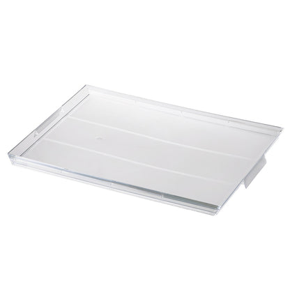 Plastbakke, Crystal, 274x192x20mm, PS, transparent, karton a 50 stk