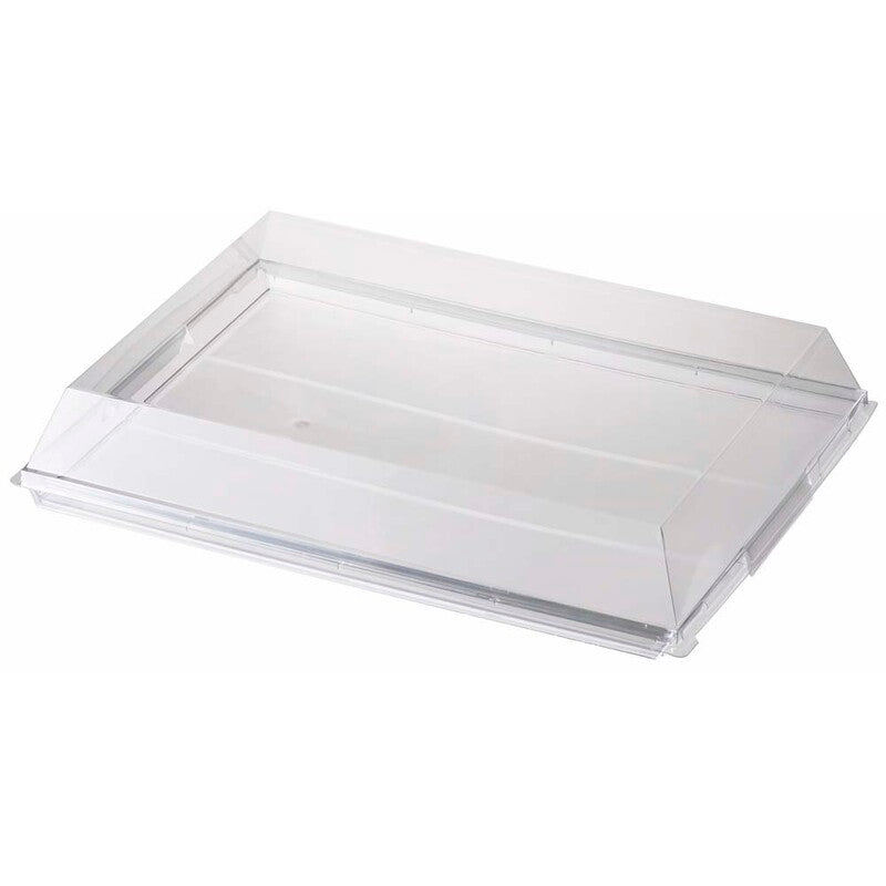 Plastbakke, Crystal, 274x192x20mm, PS, transparent, karton a 50 stk