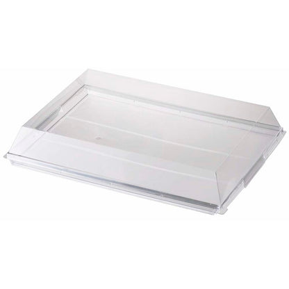 Plastbakke, Crystal, 274x192x20mm, PS, transparent, karton a 50 stk