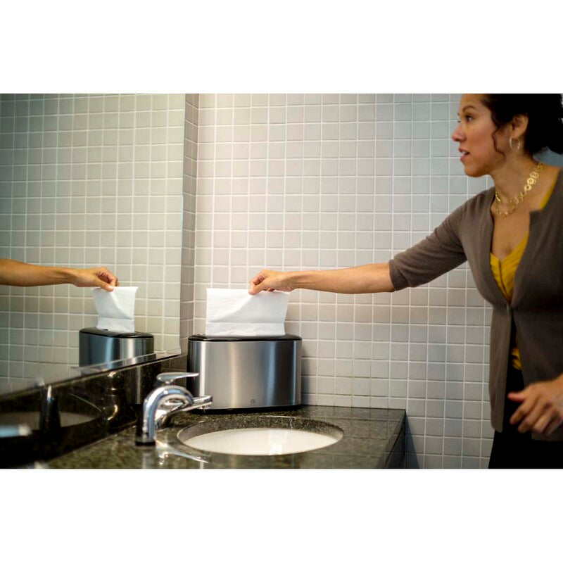 Papirhåndklæder ark, Tork, Easy Flush, H2, 2 lag, hvid, 213mmx240mm, karton a 4200 stk, FSC Mix Credit