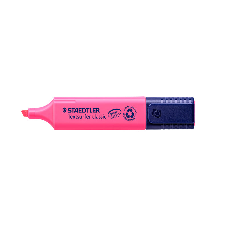 Tekstmarker, Staedtler Textsurfer, 364-23, 1-5MM, Skrå spids, pink, 10 Units