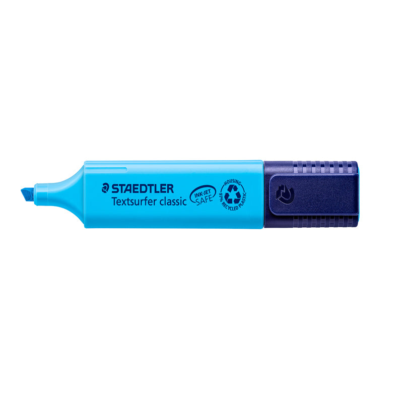 Tekstmarker, Staedtler Textsurfer, 364-3, 1-5MM, Skrå spids, blå, 10 Units