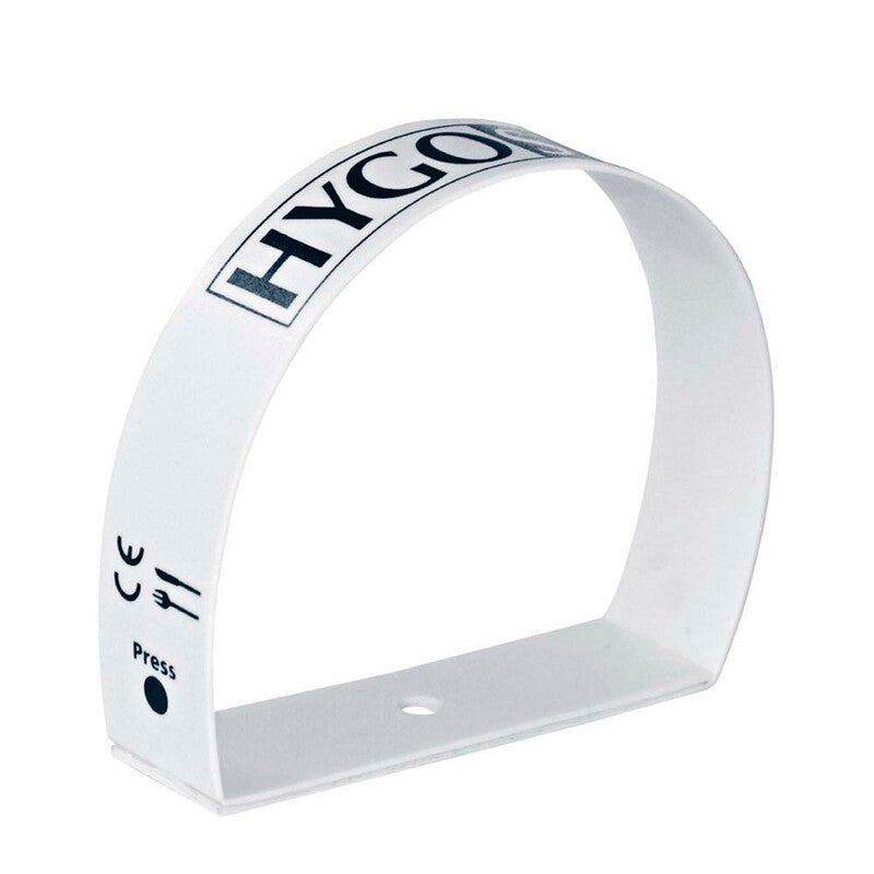 Engangshandsker, Plastikring uden magnet, Polyacryle, hvid, pakke a 5 stk