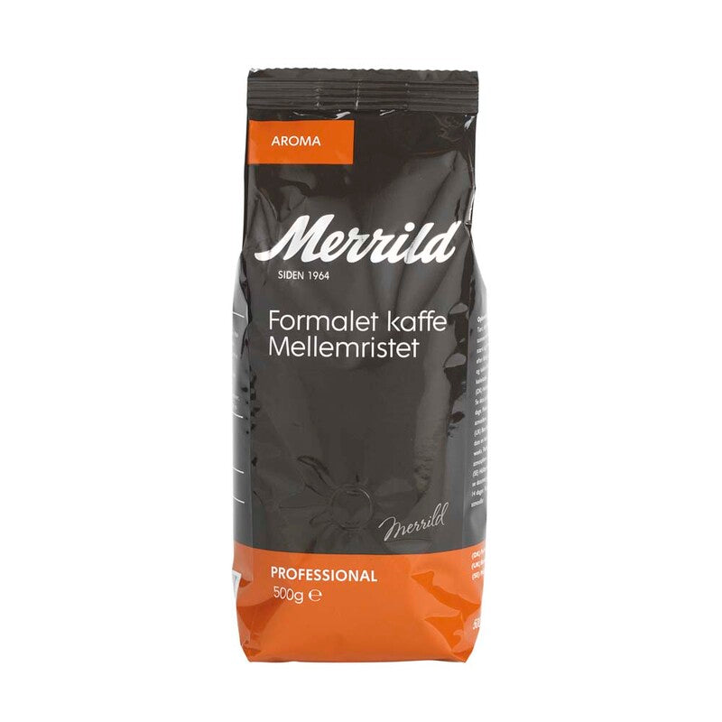 Kaffe formalet, Merrild Aroma, pose a 500gr