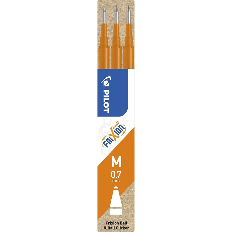 Refill, Pilot Frixion, CLICKER, 0,7MM, orange