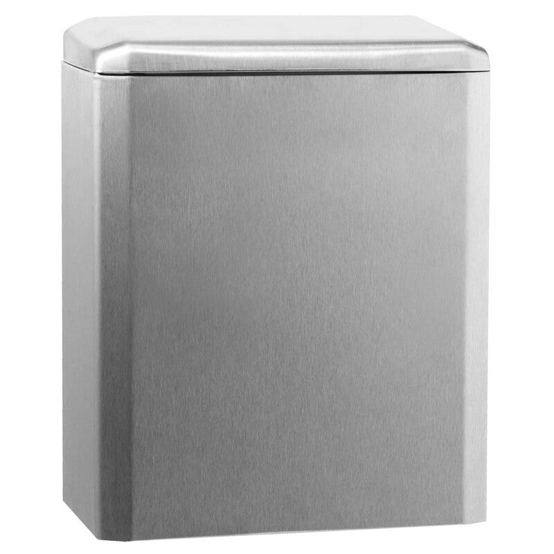 Affaldsspand, Katrin, Hygiejnebind 6L børstet stål m, rustfrit stål, 240mmx170mm x 360mm