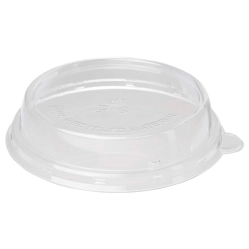 Låg t/salatbowl bagasse, Duni, 170x170x35mm, RPET, transparent, karton a 360 stk
