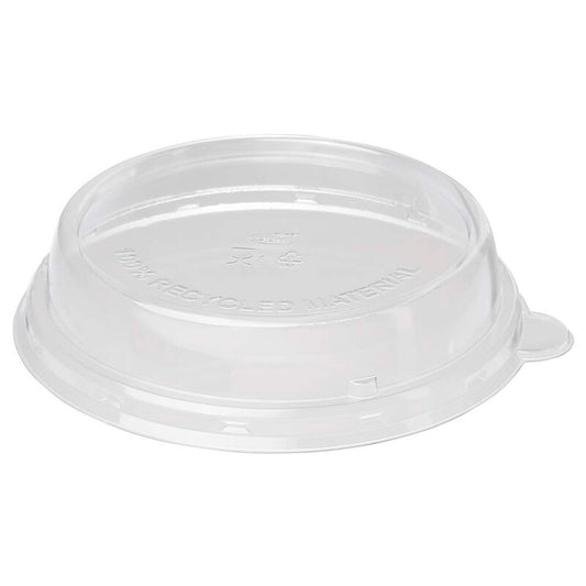 Låg t/salatbowl bagasse, Duni, 170x170x35mm, RPET, transparent, karton a 360 stk