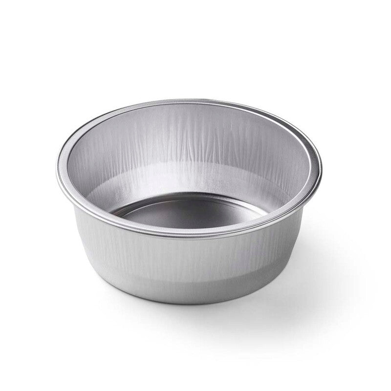 Foliebakke, Plus Pack, Rund, 290 ml, Ø 11, højde 43, aluminium, sølv, pakke med 145 stk, 1-Compartments